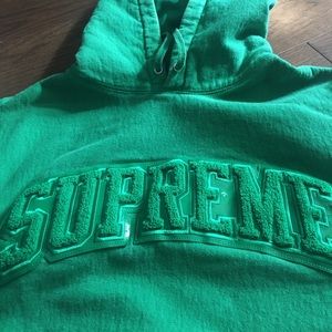 COPY - SUPREME Green  Hoodie